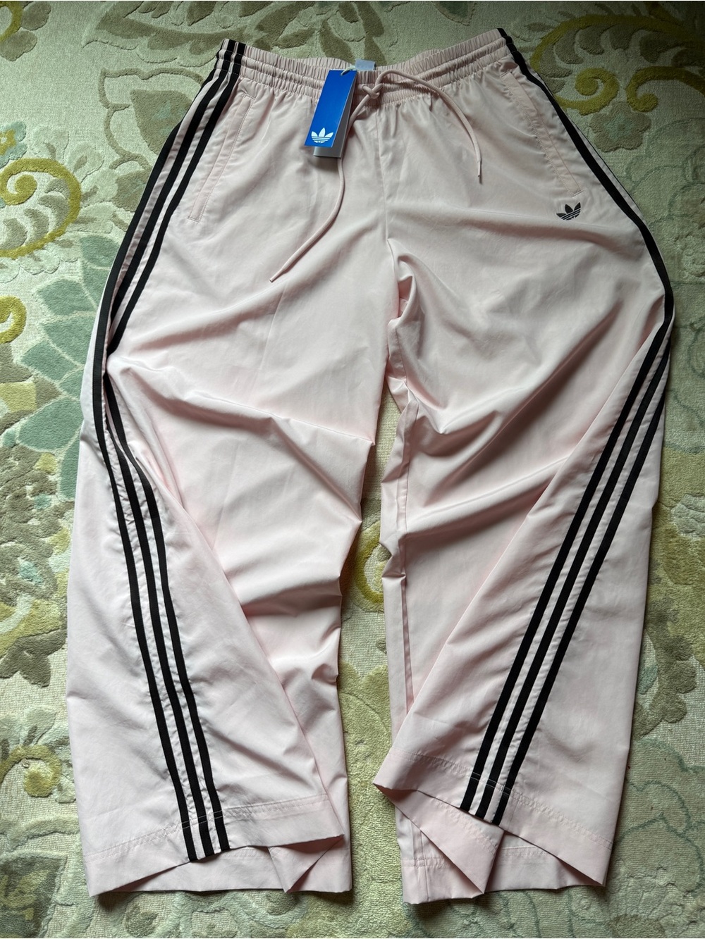Adidas [M] Firebird Adilenium Wide Leg Track Pants Sandy Pink/Brown KV5300 - Picture 3 of 8